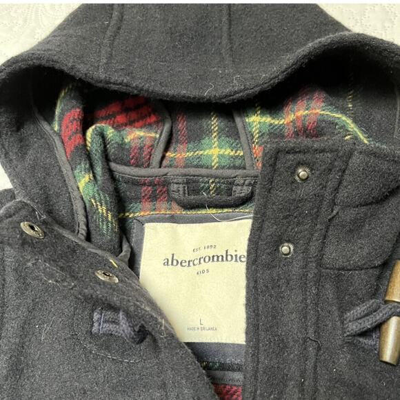 NWT Abercrombie Kids Wool Blend Coat Size L - Picture 4 of 9